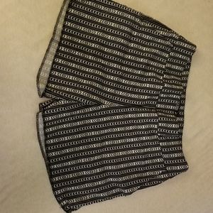 Black and White shorts